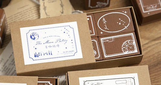 The Moon Poetry Frames Stamp set