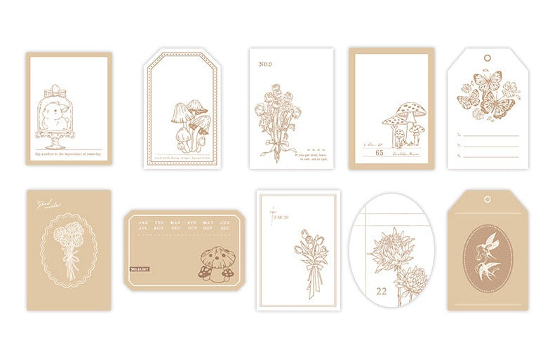 Boîte de papier typographique douce