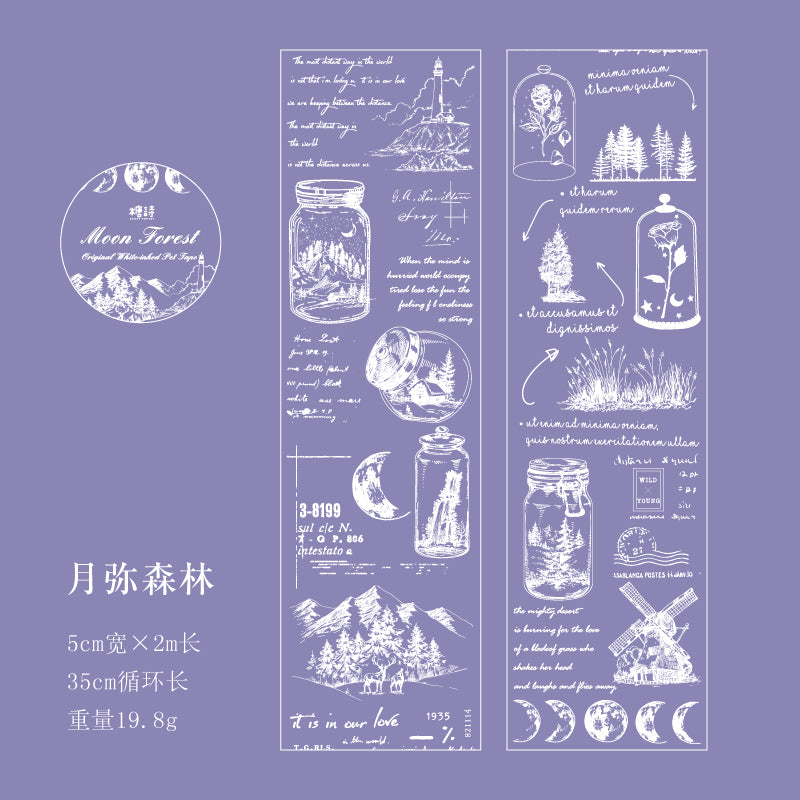 Rubans à encre blanche