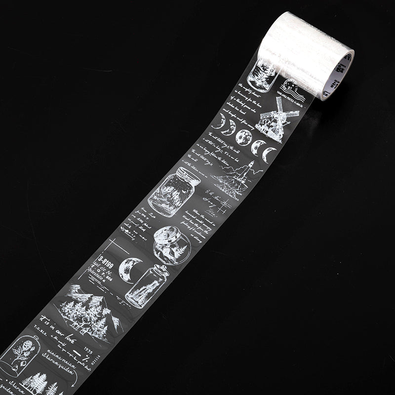 Rubans à encre blanche