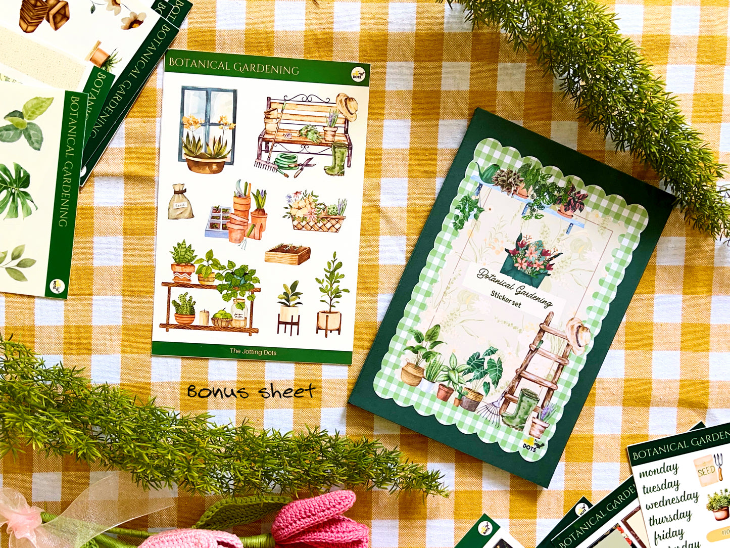 Botanical gardening theme kit