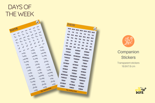 Companion sticker sheets