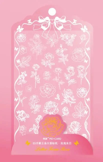 Embossed Lace Stickers