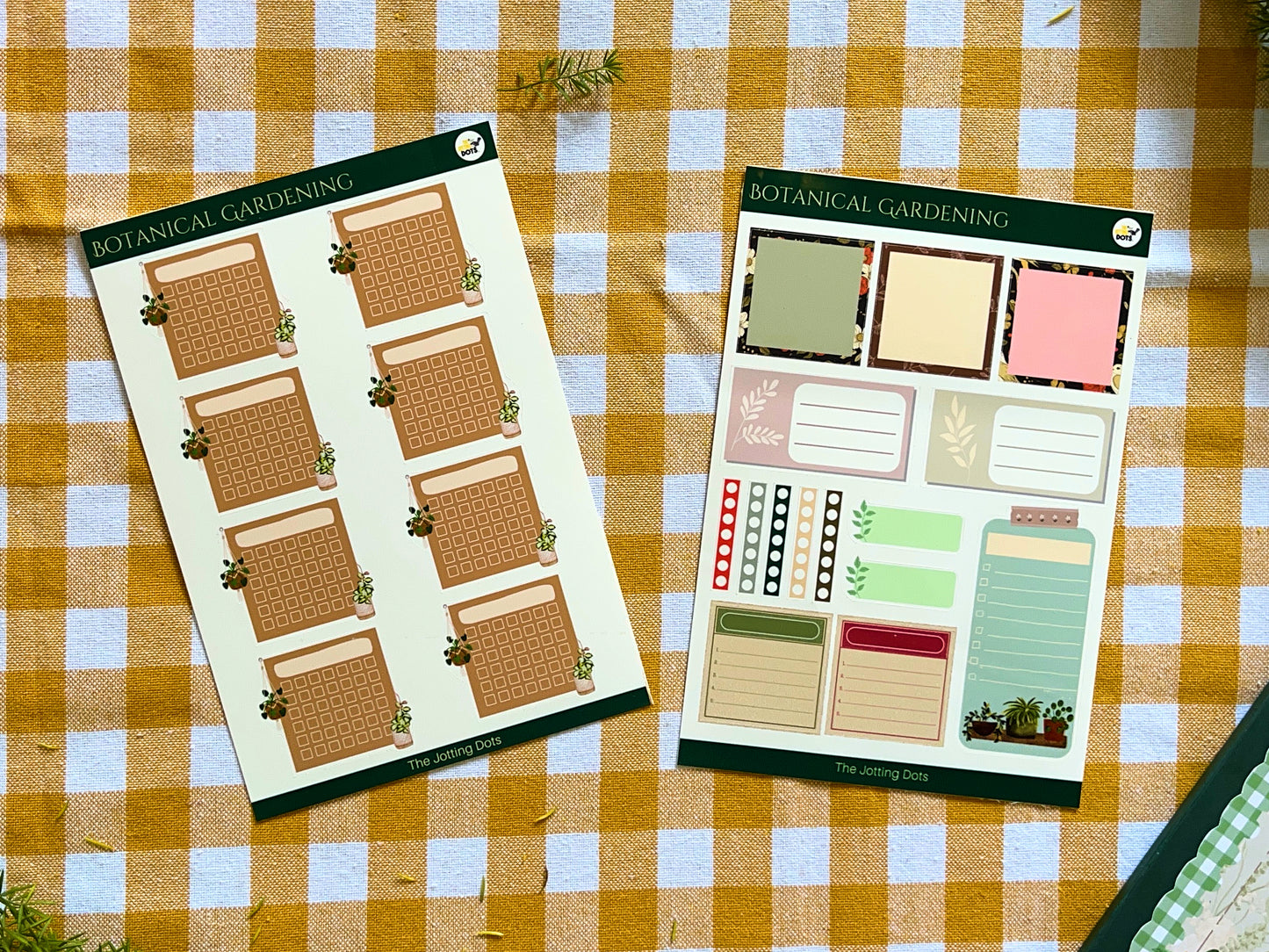 Botanical gardening theme kit