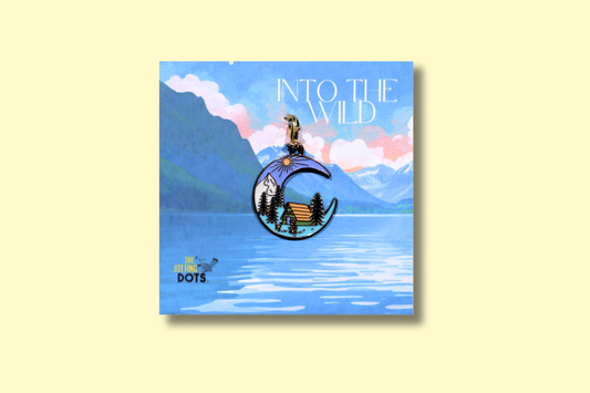 Into the wild enamel charm