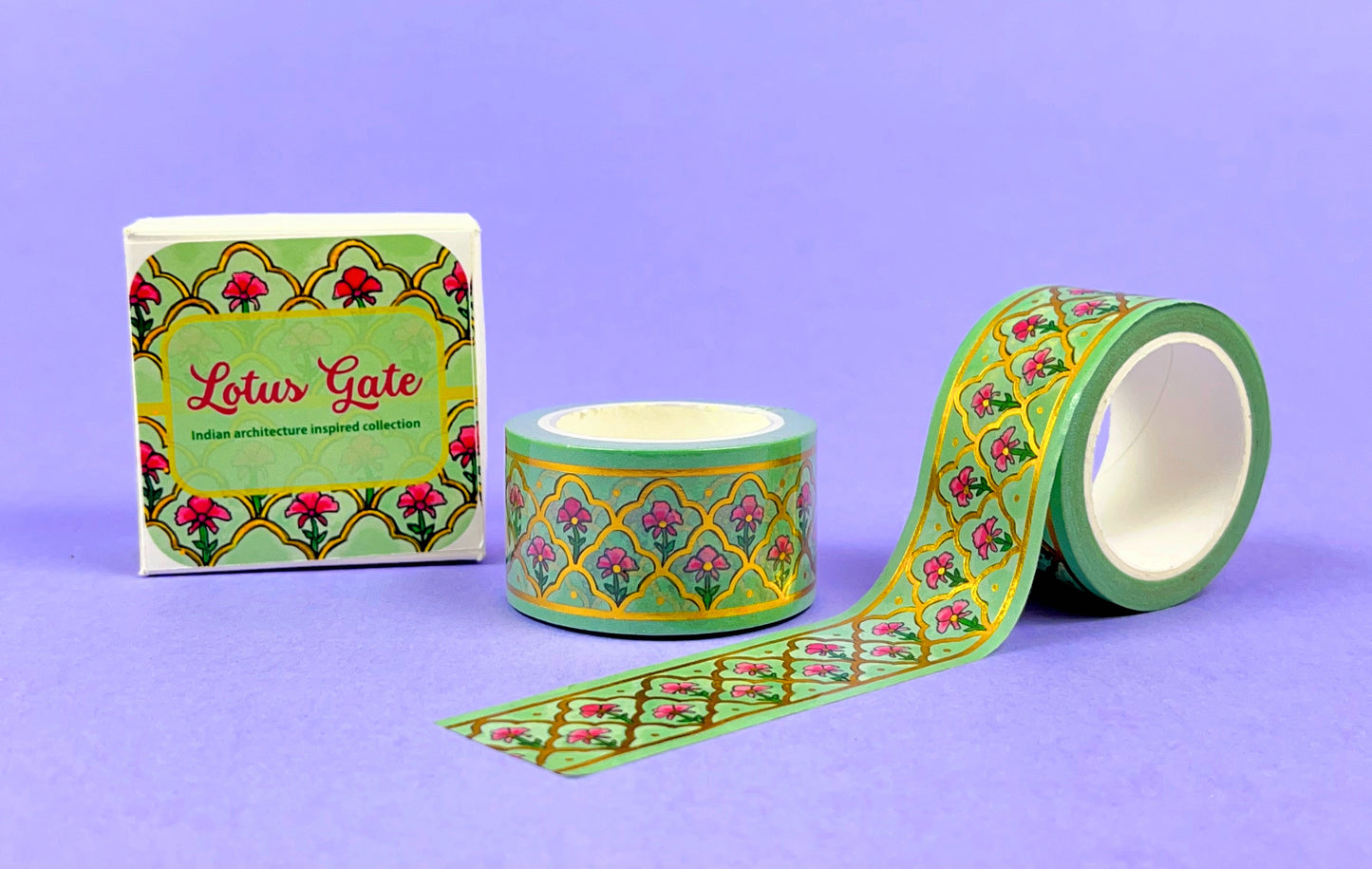 Ruban Washi Lotus Gate - 25 mm