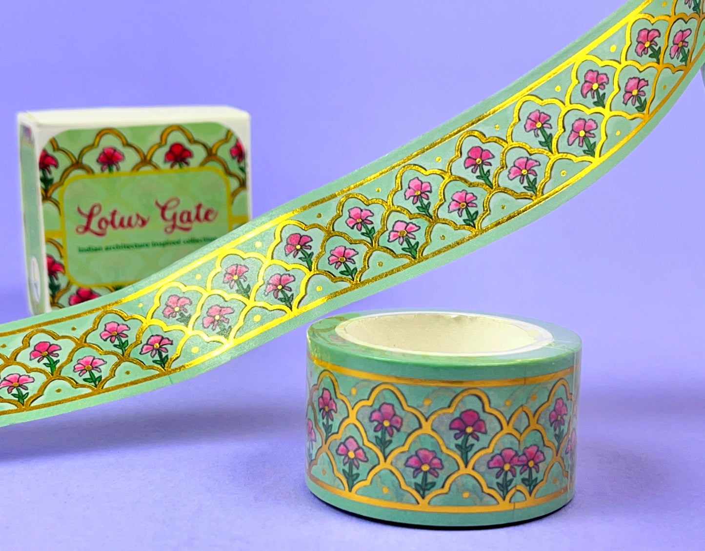 Ruban Washi Lotus Gate - 25 mm