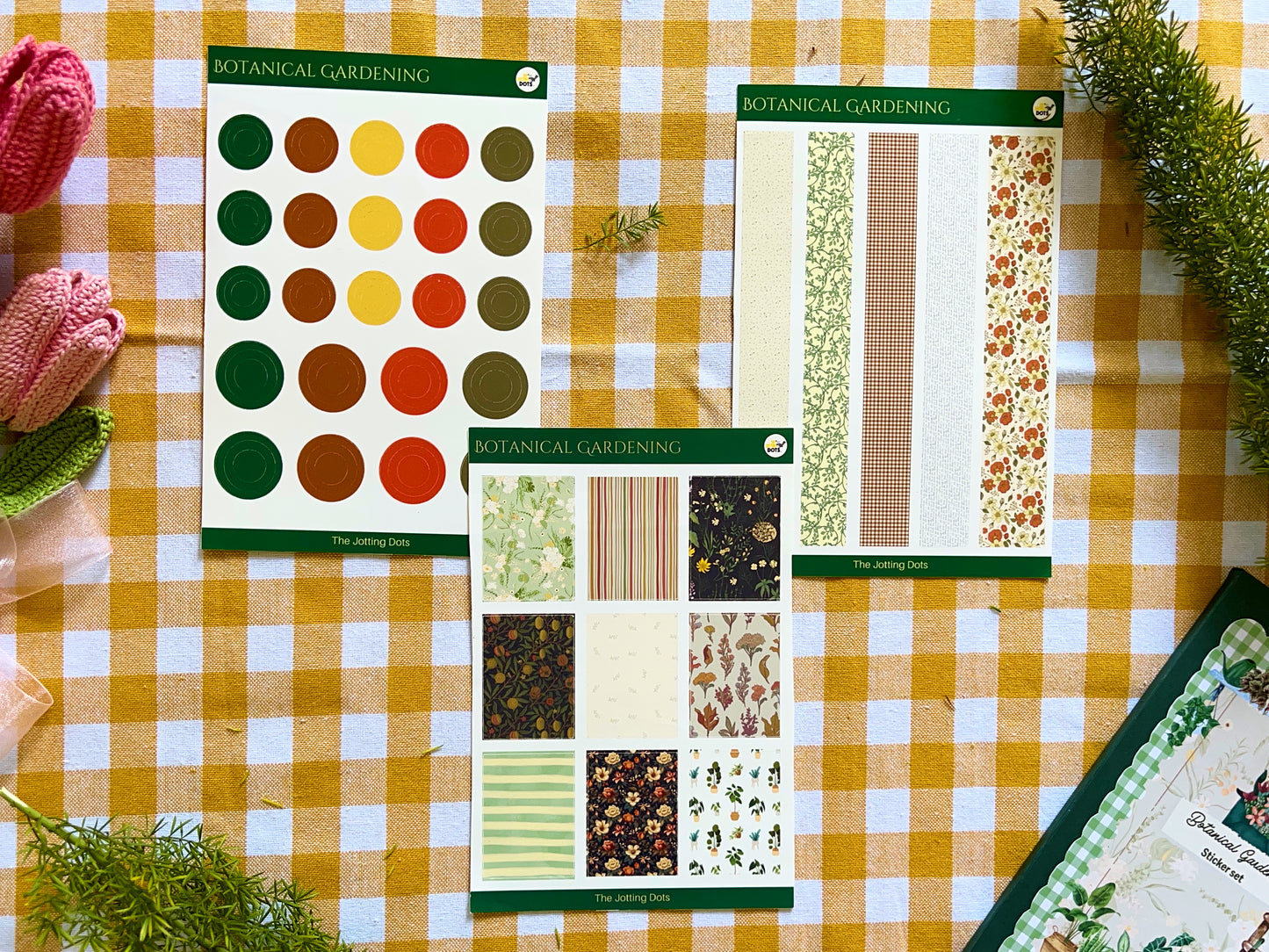 Botanical gardening theme kit