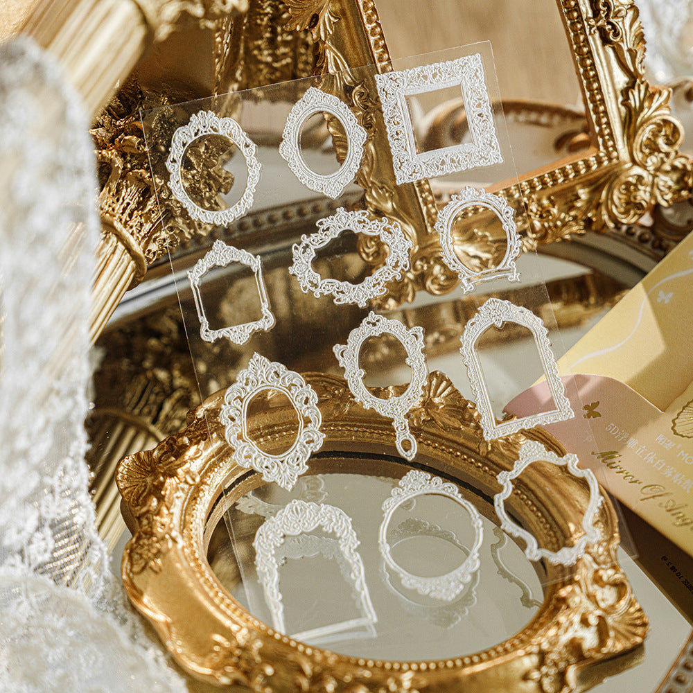 Embossed Lace Stickers