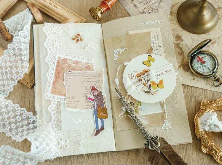 Embossed Lace Stickers