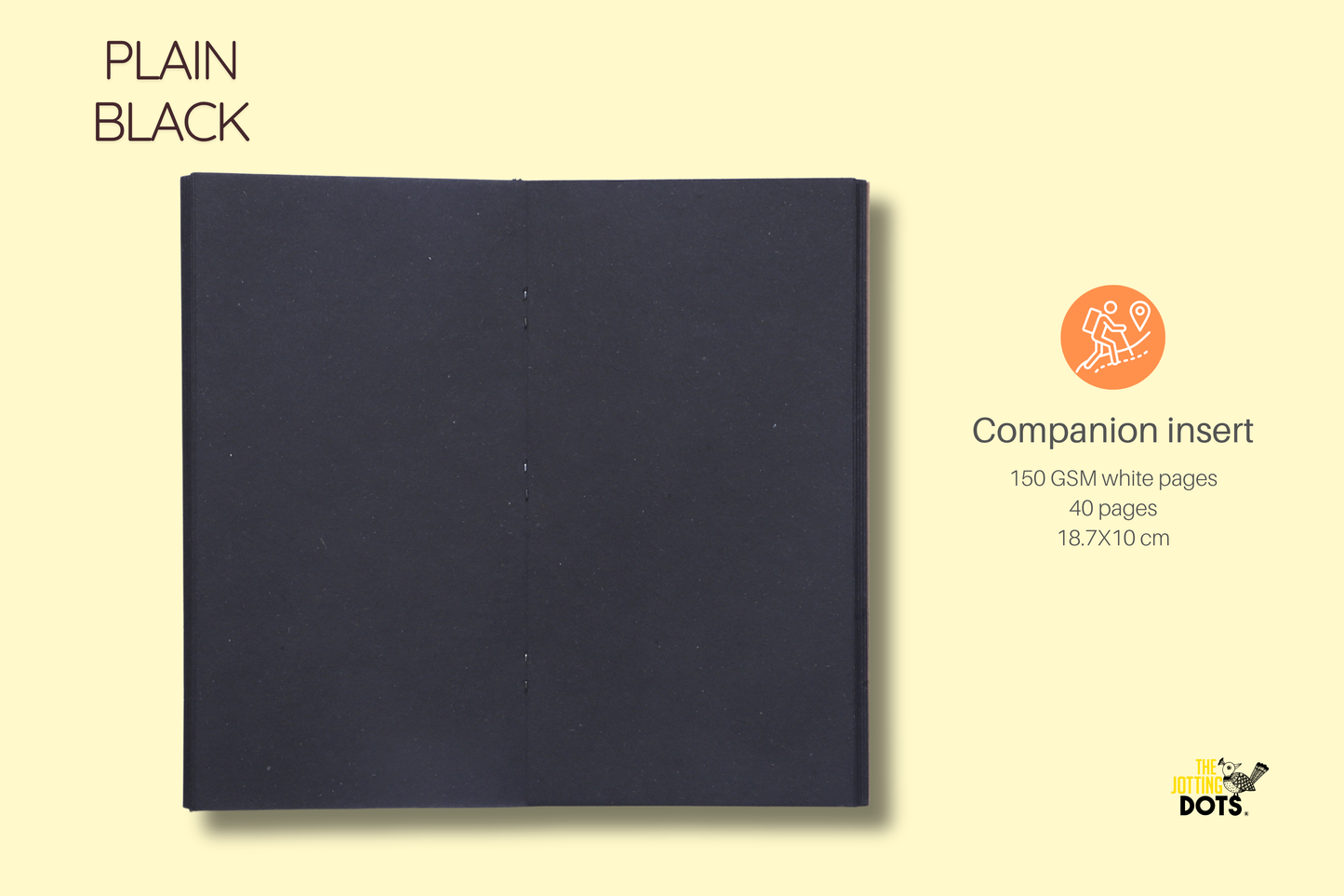 Companion insert - Plain black
