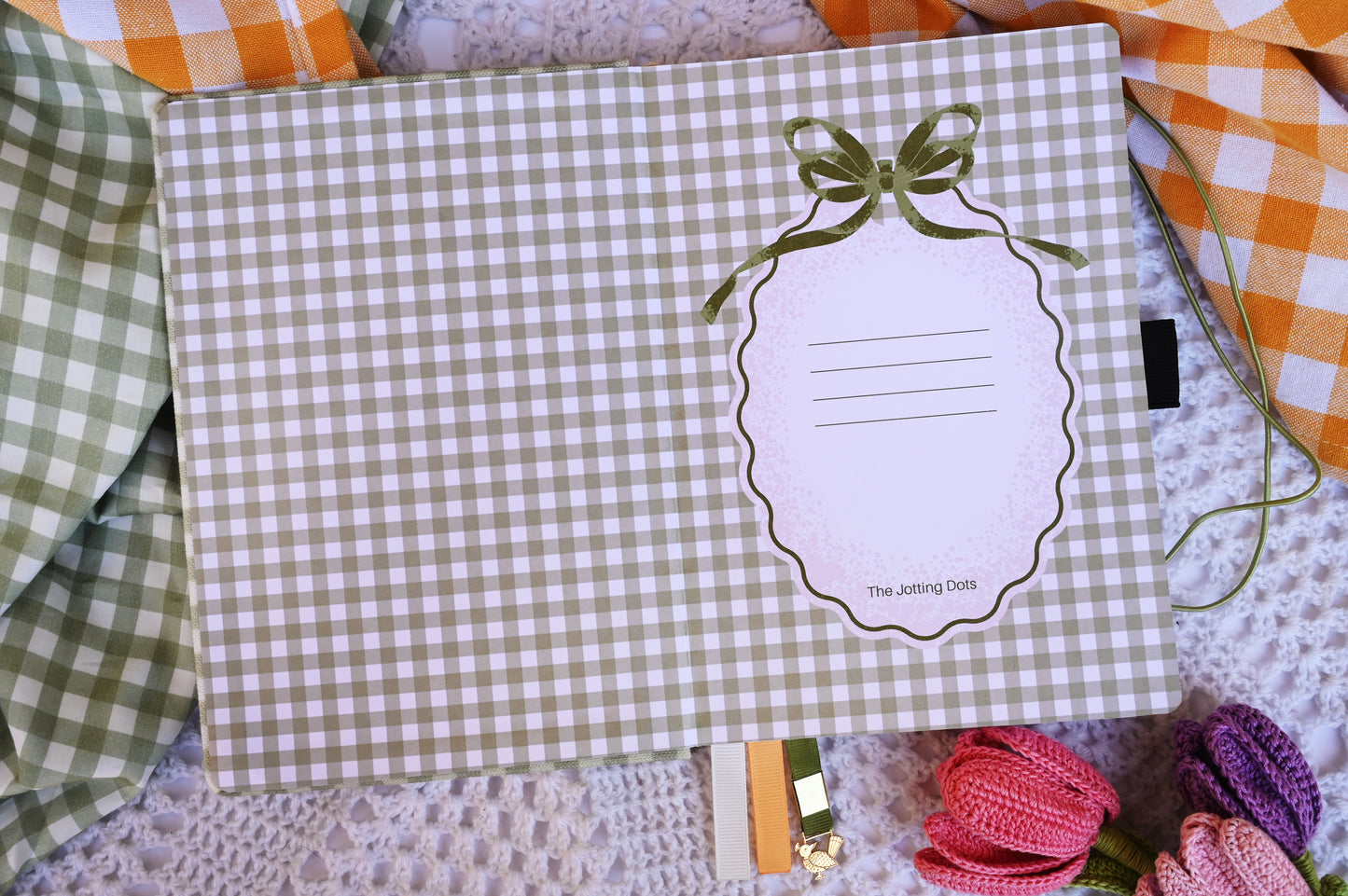 Serene Bloom Hardbound Notebook