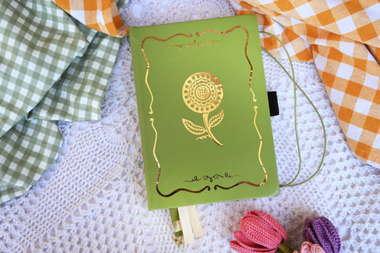 Sage Marigold Hardbound Notebook
