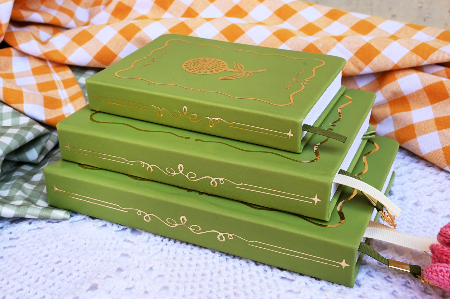 Sage Marigold Hardbound Notebook