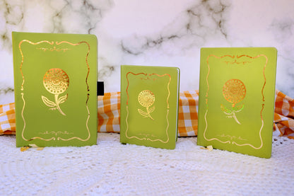 Sage Marigold Hardbound Notebook