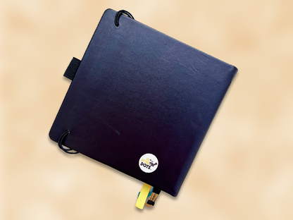 Dancing Peacock Square Notebook