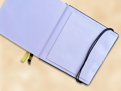 Madhubani Twin Fish Square Notebook