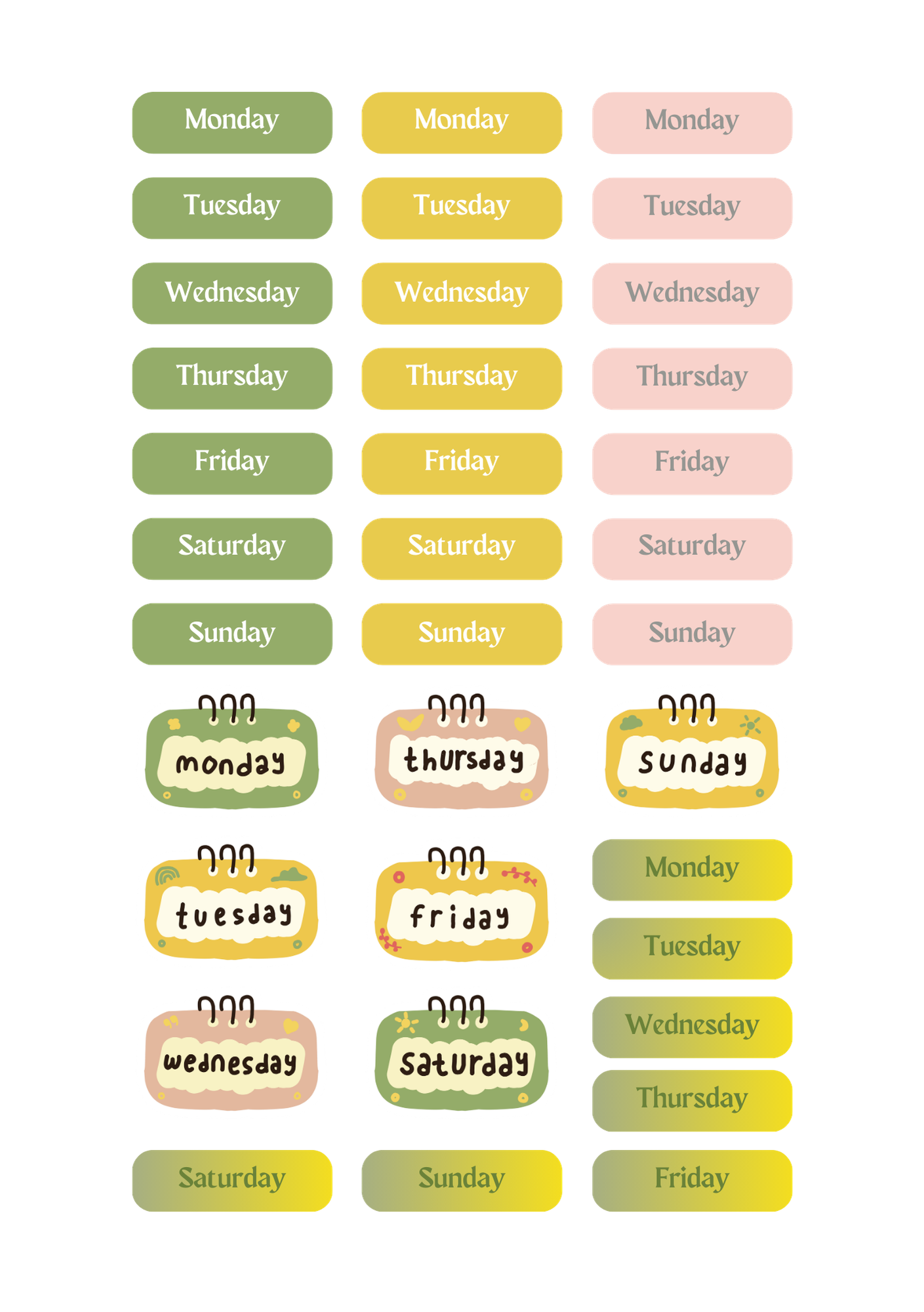 Spring Sticker Book