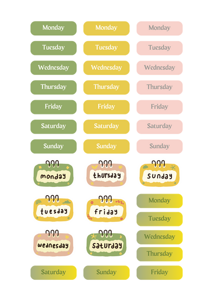 Spring Sticker Book