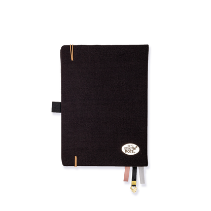 Oops! Classic Black Dot Grid Notebook 120 GSM, A5