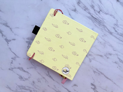 Maroon Mandala Square Notebook