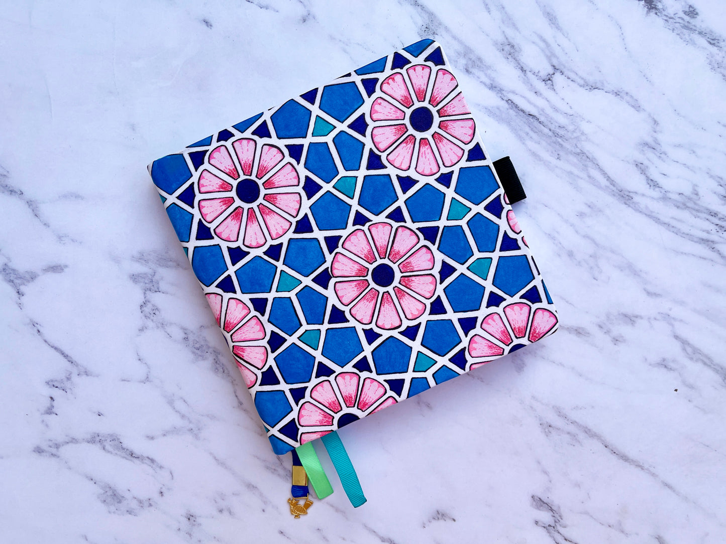 Mughal Jaali Square Notebook