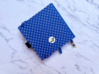 Madhubani Twin Fish Square Notebook