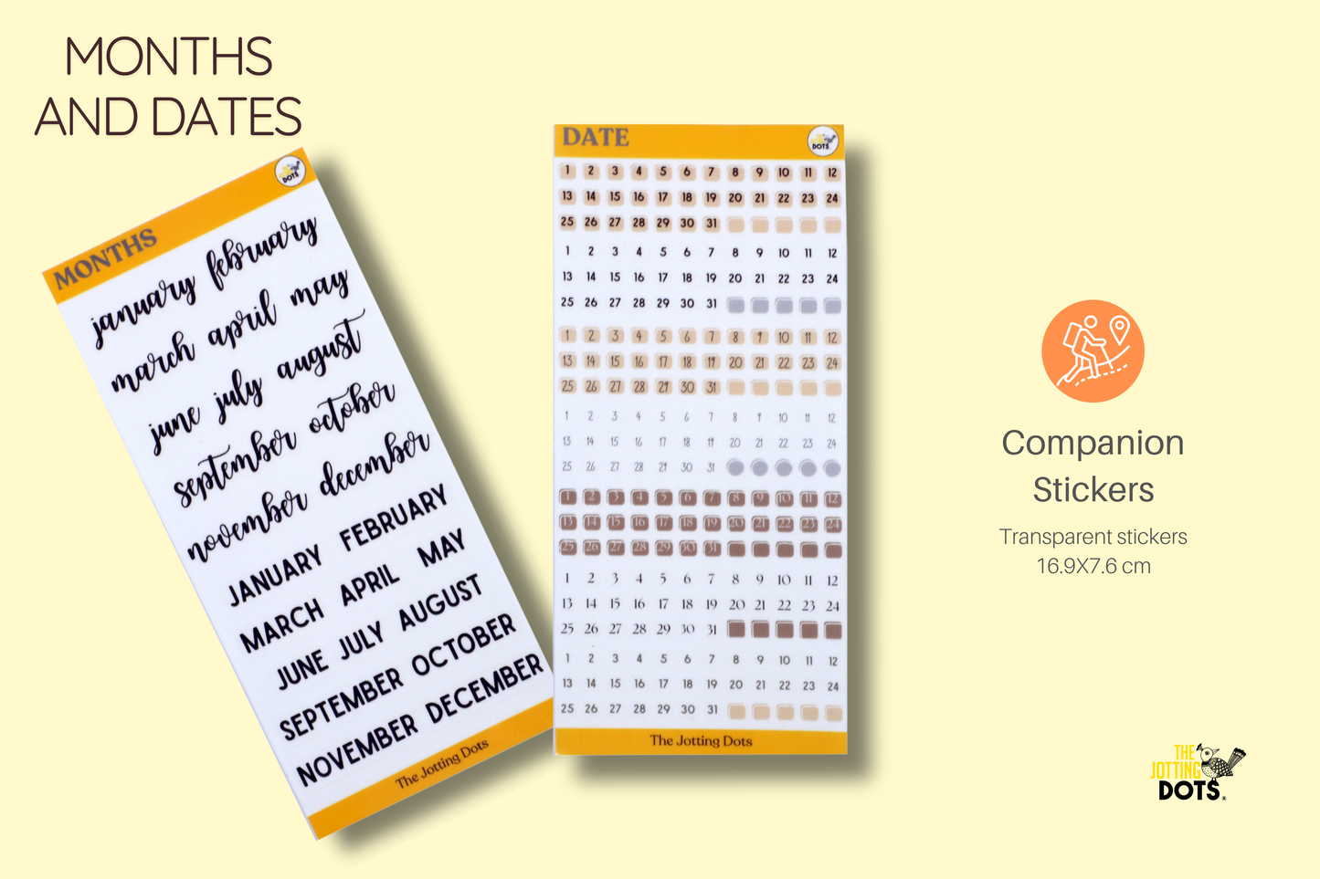 Companion sticker sheets