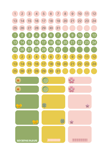 Spring Sticker Book