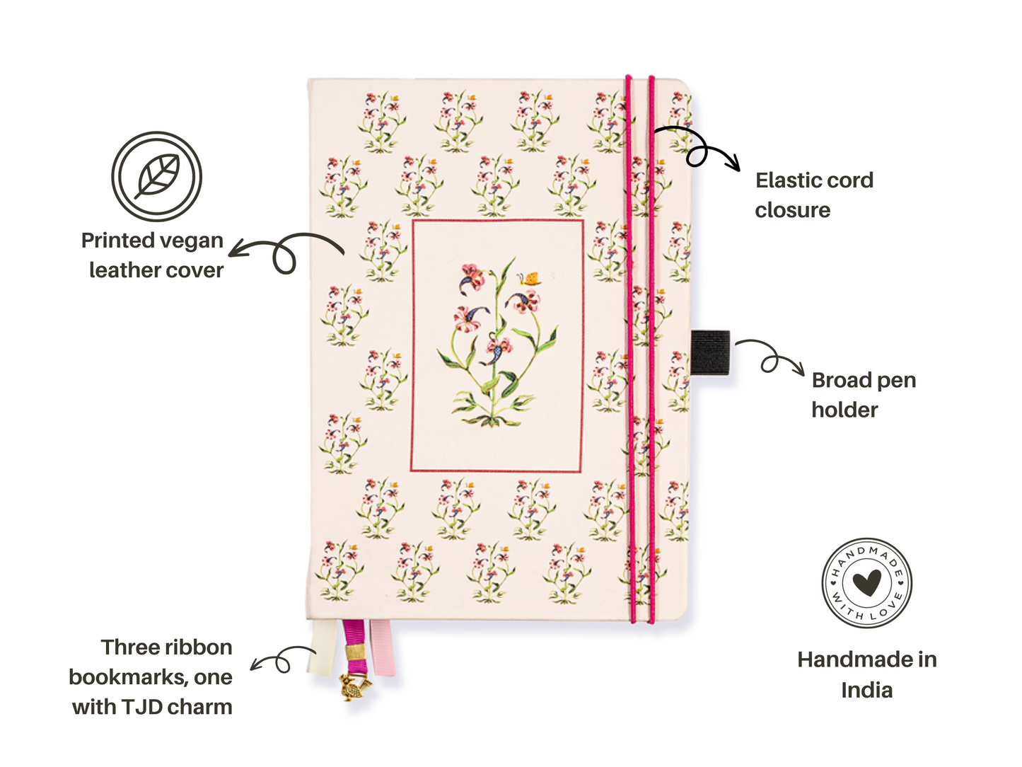 Pink Mystique Dot Grid Notebook