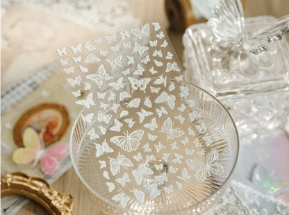 Embossed Lace Stickers